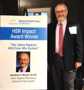 Jonathan-Weiner-and-AcademyHealth-2015-HSR-Impact-Award